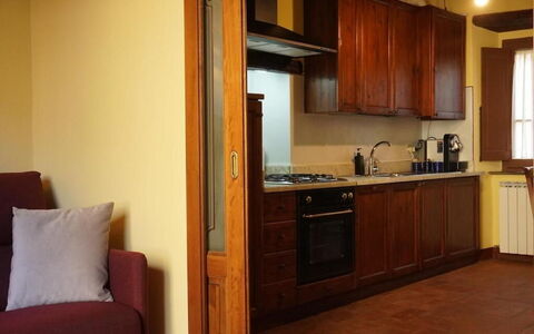 Terrazzino Margherita: Madera, Piso, Diseño De Interiores, Suelo, Mueble, Mostrador, Marrón, Habitación, Cocina, Encendiendo