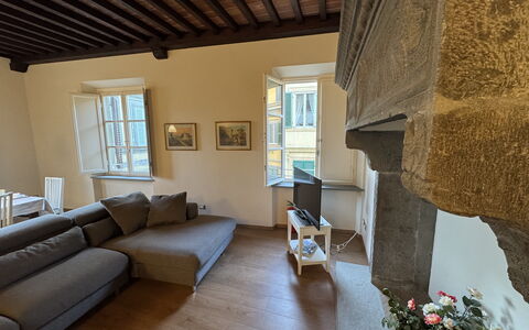 Casa Anna 13: Madera, Piso, Diseño De Interiores, Mueble, Suelo, Techo, Habitación, Sala, Suelos De Madera, Silla