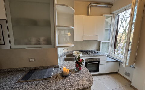 Casa Anna 13: Cocina, Aparato De Cocina, Mostrador, Electrodoméstico, Diseño De Interiores, Electrodoméstico, Gabinetes, Piso, Habitación, Encendiendo