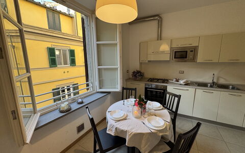 Casa Elena 13: Diseño De Interiores, Departamento, Silla, Cocina Y Comedor Mesa, Comedor, Cocina, Mostrador, Lámpara