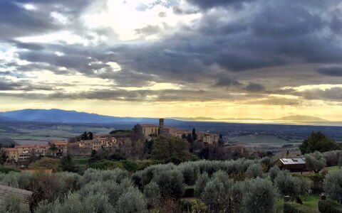 Il Sogno Toscano: Cielo, Naturaleza, Horizonte, Paisaje, Pradera, Llanura, Área Rural, El Terreno Del Lote, Noche, Mañana