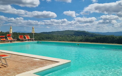 Casa Stella Serena, Podere le Scopaie, Pool: Piscina, Colina, Recurso, Eco Hotel, Hill Station, Mueble Para Exteriores, Ciudad De Vacaciones, Sunlounger, Cresta, Hotel