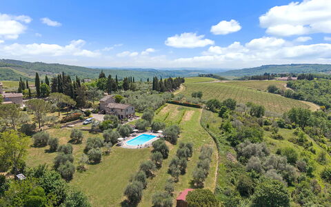 San Sano Retreat, Chianti Vineyard Views & Diving: Inmuebles, Comida, Paisajismo, Hacienda, Eco Hotel, Plantación, Villa, Casa De Campo, Vista Panorámica