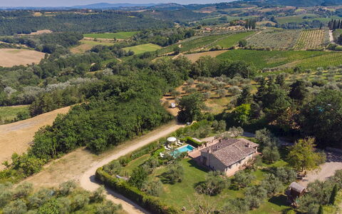 L'Oliveta 6: Barrio Residencial, Vista Panorámica, Paisaje, Casa, Área Rural, Casa, Techo, El Terreno Del Lote, Inmuebles, Fotografía Aérea