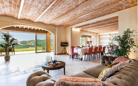 Il Poggiarellone 14: Diseño De Interiores, Mueble, Techo, Habitación, Silla, Eco Hotel, Haz, Villa, Recurso, Hotel