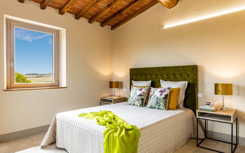 Il Poggiarellone 14: Diseño De Interiores, Mueble, Cama, Habitación, Piso, Techo, Habitación, Lecho, Suelo, Linos