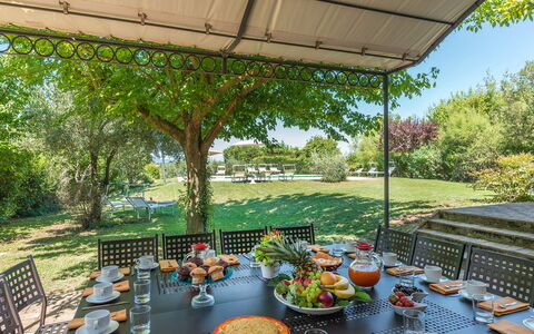 Finestra su Siena 16: Mueble, Mesa, Mueble Para Exteriores, Silla, Arbusto, Jardín, Mesa Al Aire Libre, Sombra, El Terreno Del Lote, Cocina Y Comedor Mesa