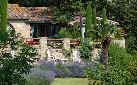 Borgo Paradiso 4+2: Arbusto, Jardín, Patio Interior, Primavera, Cobertura Del Suelo, Paisajismo, Cabaña, Yarda, Maceta