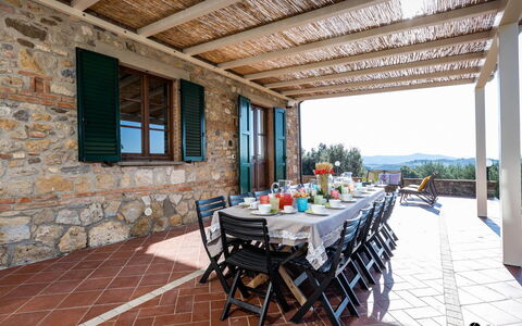 Il Poggiarellino 14: Mueble, Mueble Para Exteriores, Silla, Mesa Al Aire Libre, Cocina Y Comedor Mesa, Patio, Sombra, Eco Hotel, Porche, Losa