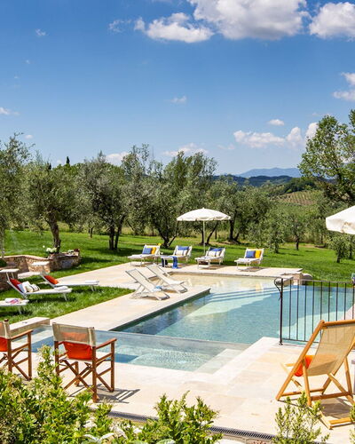 Dimora San Germano 14: Piscina, Mueble Para Exteriores, Mueble, Jardín, Recurso, Sunlounger, Silla, Paisajismo, Césped, Paraguas