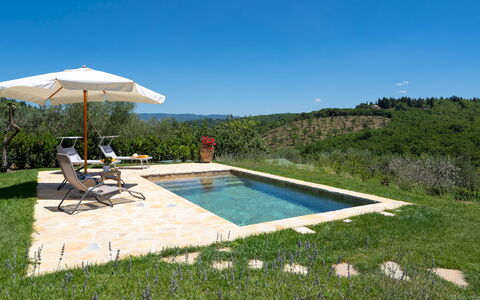 Country House Lo Spigo 4: Piscina, Mueble Para Exteriores, Jardín, Paisajismo, Losa, Sombra, Sunlounger, Patio Interior, Paraguas, Recurso
