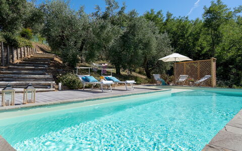 Villa Cristina 3: Azul, Piscina, Mueble Para Exteriores, Recurso, Eco Hotel, Jardín, Patio Interior, Paisajismo, Sunlounger, Fuente De Agua