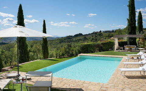 Poggio Novoli 6: Piscina, Mueble Para Exteriores, Recurso, Eco Hotel, Sunlounger, Villa, Paisajismo, Losa, Patio