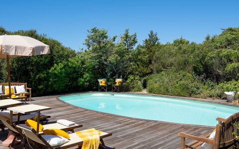 Villa Corallina 12: Piscina, Mueble Para Exteriores, Mueble, Recurso, Paraguas, Sunlounger, Silla, Sombra, Mesa Al Aire Libre, Eco Hotel