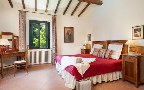 Villa Paesante 8: Mueble, Cama, Diseño De Interiores, Habitación, Pared, Madera, Piso, Habitación, Lecho, Marco