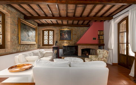 Villa Binetti 7: Mueble, Diseño De Interiores, Piso, Pared, Suelo, Madera, Sofá, Techo, Sala, Habitación
