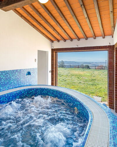 Villa Stroncoli 14: Azul, Material Compuesto, Piscina, Eco Hotel, Villa, Fotografía De Archivo