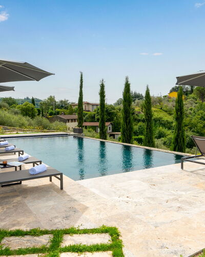 Villa Krisztina 10: Mueble Para Exteriores, Piscina, Mueble, Silla, Paraguas, Sunlounger, Recurso, Sombra, Ocio, Jardín