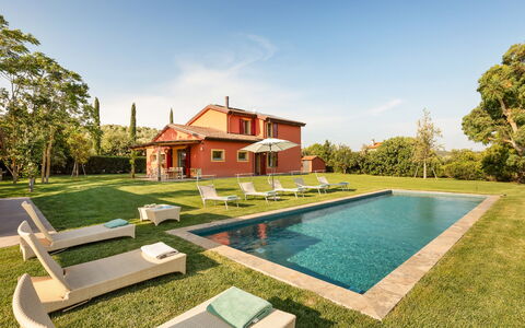 Casale Ansedonia 8+1: Casa, Cabaña, Inmuebles, Casa De Campo, Jardín, Césped, Piscina, Paisajismo, Eco Hotel, Hacienda