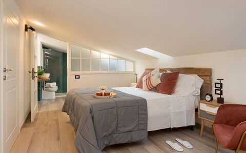 La Villanella 6: Mueble, Cama, Diseño De Interiores, Habitación, Lecho, Piso, Suelo, Pared, Habitación, Sábana