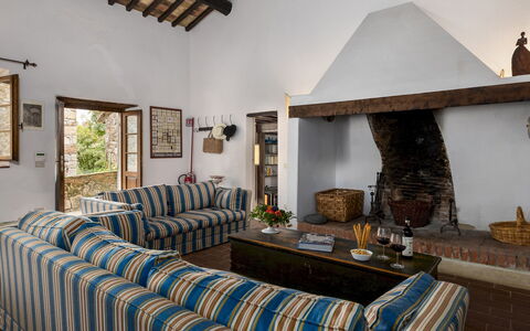 Castellare in Poggio 10: Mueble, Pared, Madera, Casa, Diseño De Interiores, Piso, Sala, Habitación, Marco, Silla
