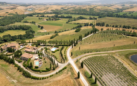 Casale Teatro 10: Llanura, Vista Panorámica, Paisaje, El Terreno Del Lote, Fotografía Aérea, Plantación, Campo, Paisajismo, Inmuebles, Agricultura