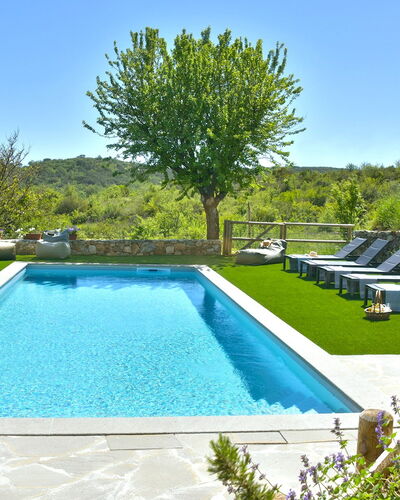 Casa la Pratellaccia 6+2: Piscina, Azul, Jardín, Recurso, Mueble Para Exteriores, Material Compuesto, Paisajismo, Fuente De Agua, Eco Hotel, Patio Interior