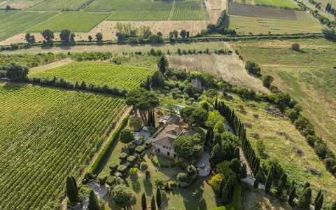 Villa la Monarca 16: Vista Panorámica, Barrio Residencial, Paisaje, Casa, El Terreno Del Lote, Plantación, Inmuebles, Fotografía Aérea, Asentamientos Humanos, Área Rural