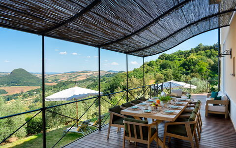 Villa Francesca 10: Mueble Para Exteriores, Eco Hotel, Sombra, Hill Station, Silla, Cordillera, Mesa Al Aire Libre, Cocina Y Comedor Mesa, Balcón, Recurso