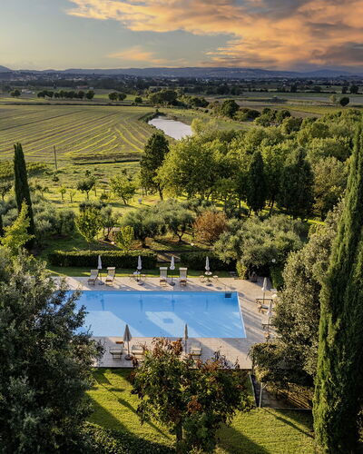 La Burraia 18: Piscina, Eco Hotel, Paisajismo, Jardín, Plantación, Recurso, Villa, Hojas Perennes