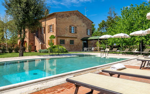 Sangiovese 14: Piscina, Barrio Residencial, Inmuebles, Mueble Para Exteriores, Jardín, Hacienda, Paraguas, Villa, Paisajismo, Silla