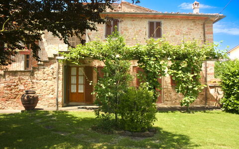 Pozzonovo: Pared, Arbusto, Jardín, Ladrillo, Patio Interior, Yarda, Sombra, Patio, Maceta, Casa De Campo