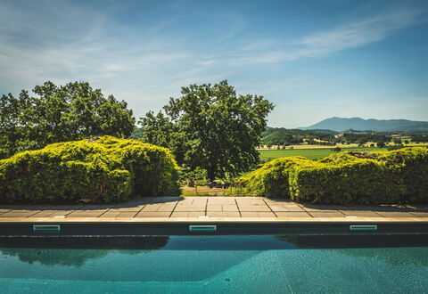 Poggio Falcone: Agua, Nube, Cielo, Planta, Los Recursos Hídricos, Paisaje Natural, Azur, Rectángulo, Piscina, Vegetación