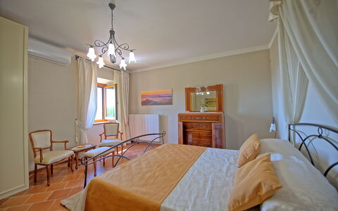 Villa Crispinino: Habitación, Propiedad, Mueble, Cama, Habitación, Sábana, Diseño De Interiores, Edificio, Marco De La Cama, Suelo