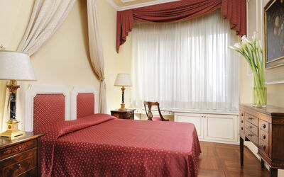 Habitation con vista su un patio interno