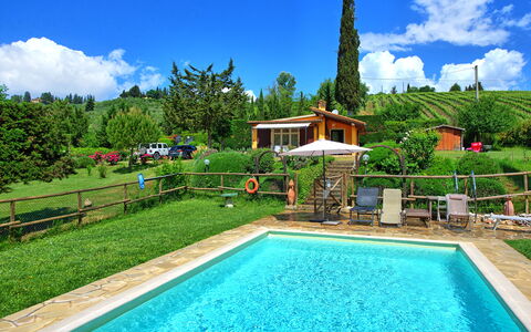 Casa Ovile: Nube, Agua, Cielo, Planta, Piscina, Verde, Azul, Azur, Árbol, Hierba
