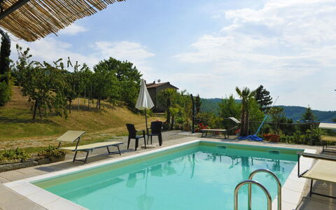 Casetta i Ciliegi: Agua, Nube, Cielo, Planta, Propiedad, Piscina, Edificio, Azur, Árbol, Sombra