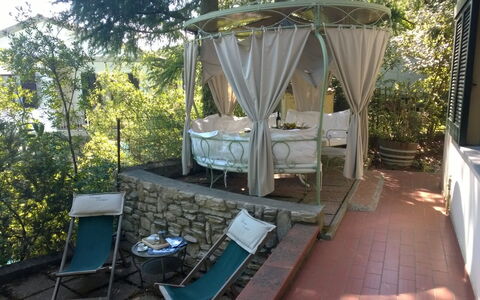 Villa La Quercia: Propiedad, Habitación, Bienes Raíces, Edificio, Patio Interior, Estructura Al Aire Libre, Ocio, Casa, Porche